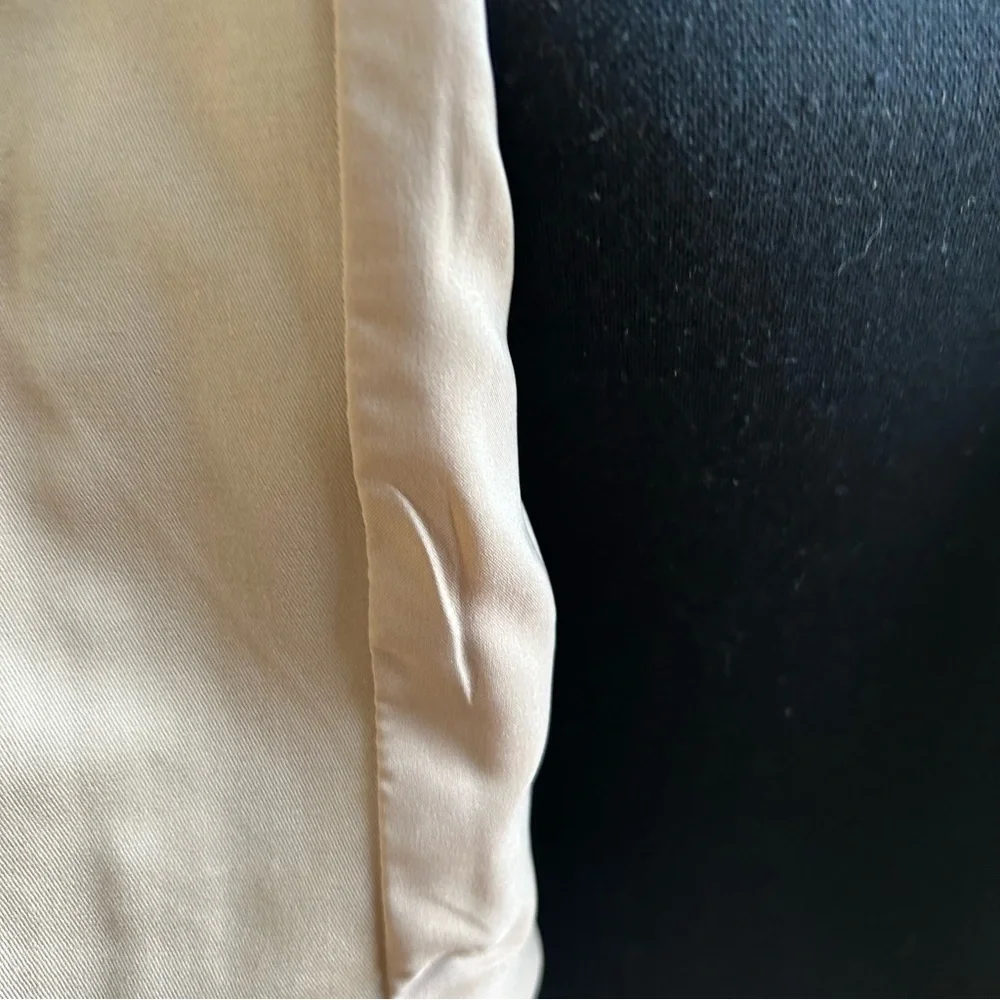 WHBM Cropped Jacket with Faux Leather Piping. Size 10.